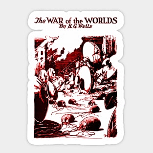The War of the Worlds, Early Book Cover Sticker